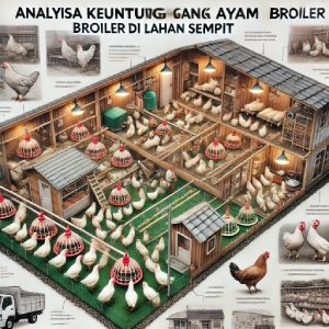 Analisa Keuntungan Beternak Ayam Broiler di Lahan Sempit